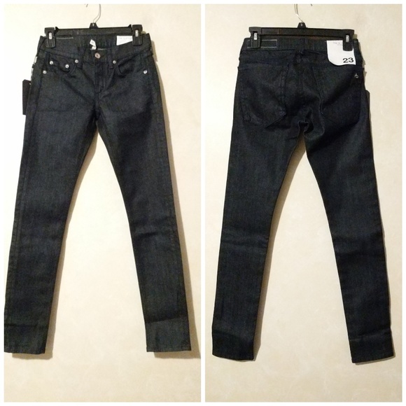 Rag & Bone Dre Slim Boyfriend Jeans Indigo - Picture 4 of 7